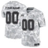 Tampa Bay Buccaneers Active Player Custom 2024 FUSE Arctic Camo Salute To Service Limited Football Stitched Jersey