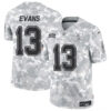 Tampa Bay Buccaneers #13 Mike Evans 2024 FUSE Arctic Camo Salute To Service Limited Football Stitched Jersey