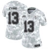 Women Tampa Bay Buccaneers #13 Mike Evans 2024 FUSE Arctic Camo Salute To Service Limited Football Stitched Jersey