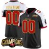 Buccaneers 2023 NFC South Champions Patch Gold Trim Vapor Custom Jersey – All Stitched – Youth – Black Alternate
