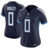 Tennessee Titans #0 Calvin Ridley Navy Stitched Football Jersey