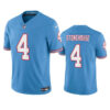 Tennessee Titans #4 Ryan Stonehouse Light Blue 2023 FUSE Vapor Limited Throwback Football Stitched Jersey