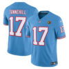 Tennessee Titans #17 Ryan Tannehill Blue 2023 FUSE Throwback With John Jersey