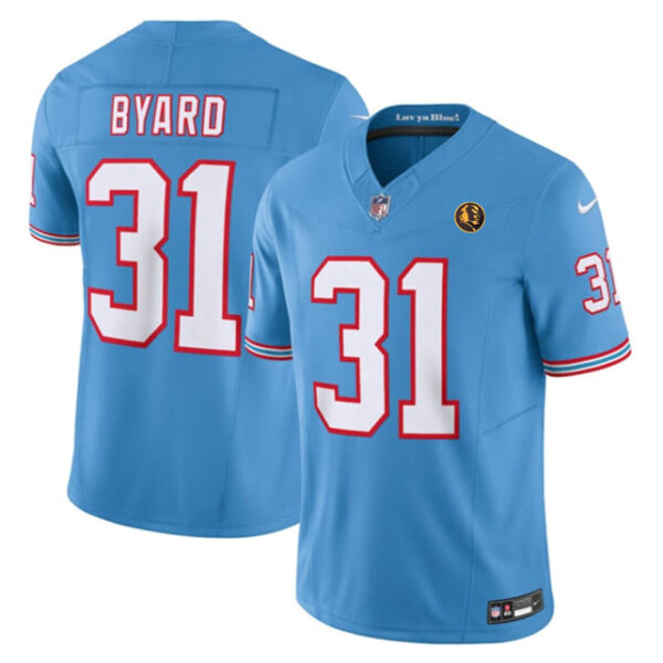 Tennessee Titans #31 Kevin Byard Blue 2023 FUSE Throwback With John Madden Jersey