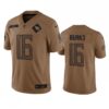 Tennessee Titans #16 Treylon Burks 2023 Brown Salute To Service Football Stitched Jersey