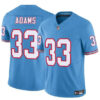 Tennessee Titans #33 Jamel Adams Blue 2024 FUSE Throwback Vapor Jersey