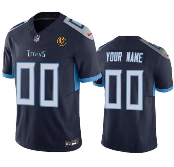 Tennessee Titans Active Player Custom Navy 2023 FUSE With John Madden Jersey