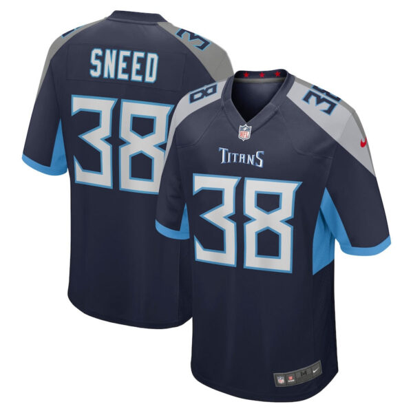 Tennessee Titans #38 L’jarius Sneed Team Game Jersey Navy