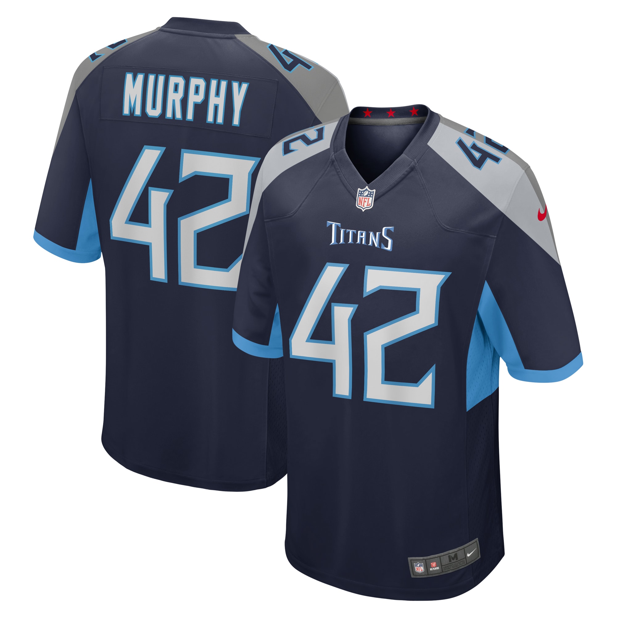 Caleb Murphy Tennessee Titans Nike Team Game Jersey Navy