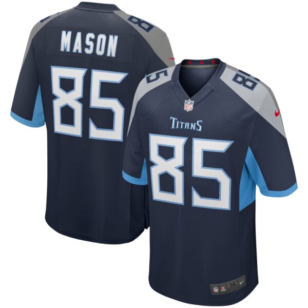 Derrick Mason Tennessee Titans Nike Game Retired Player Jersey Navy