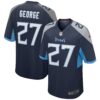 Eddie George Tennessee Titans Nike Game Retired Player Jersey Navy