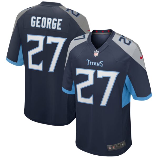 Eddie George Tennessee Titans Nike Game Retired Player Jersey Navy