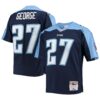 Eddie George Tennessee Titans Mitchell Ness Legacy Replica Jersey Navy