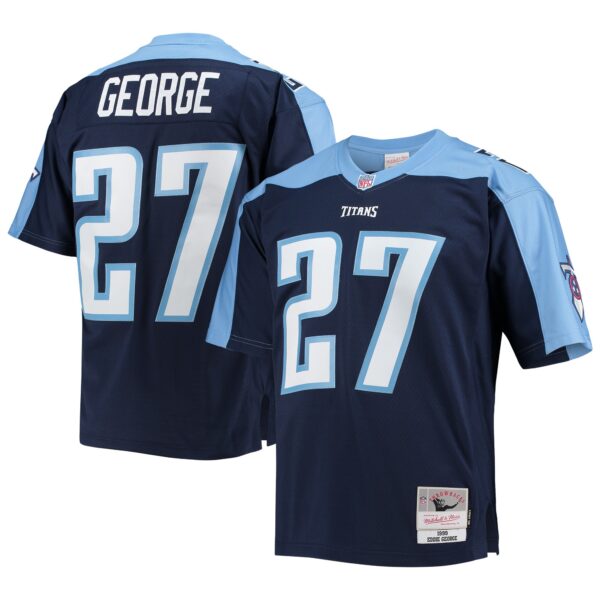 Eddie George Tennessee Titans Mitchell Ness Legacy Replica Jersey Navy