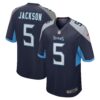 Kearis Jackson Tennessee Titans Nike Team Game Jersey Navy