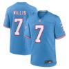 Malik Willis Tennessee Titans Nike Oilers Throwback Alternate Game Player Jersey Light Blue