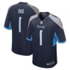 Number 1 Dad Tennessee Titans Nike Game Jersey Navy