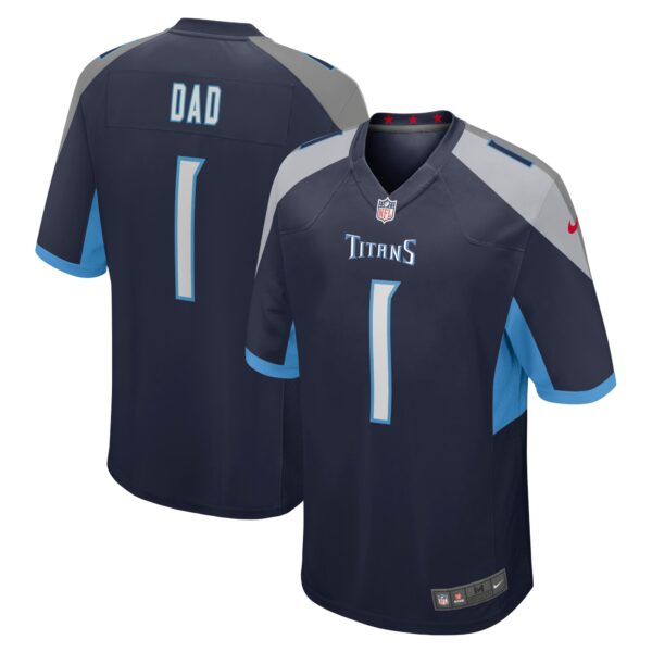 Number 1 Dad Tennessee Titans Nike Game Jersey Navy