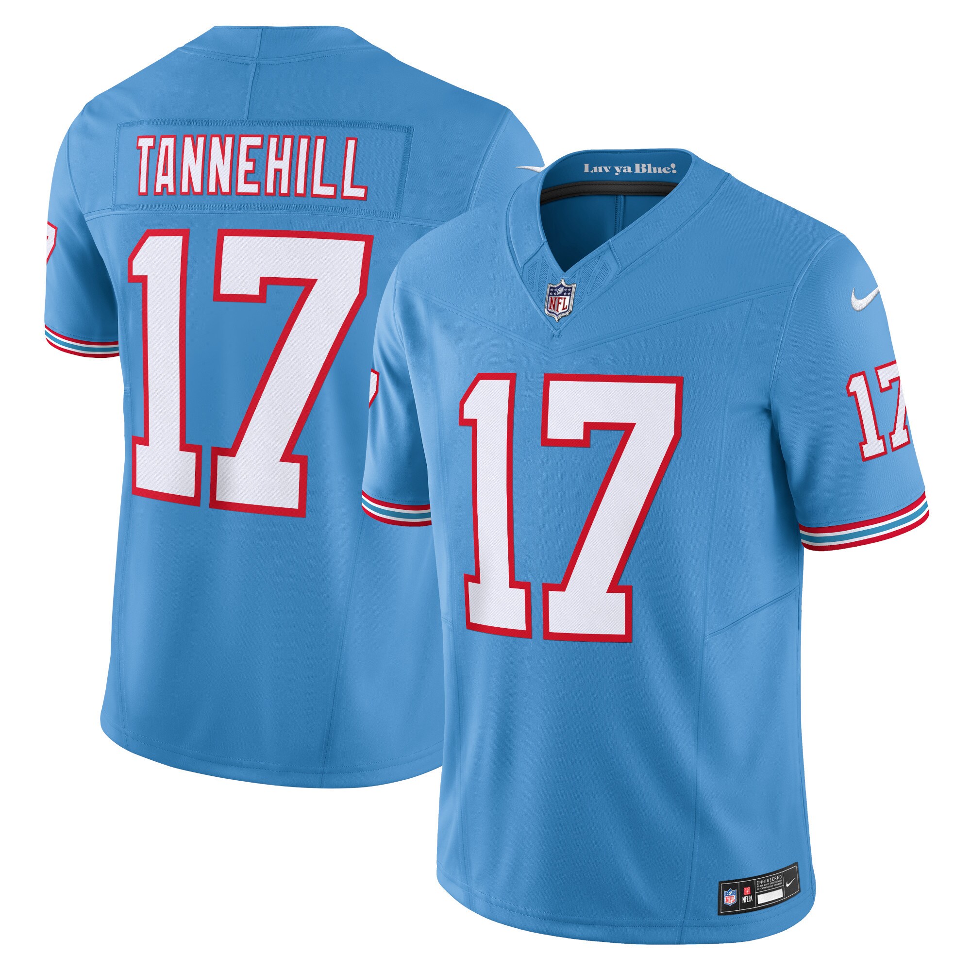 Ryan Tannehill Tennessee Titans Nike Vapor FUSE Limited Jersey Light Blue