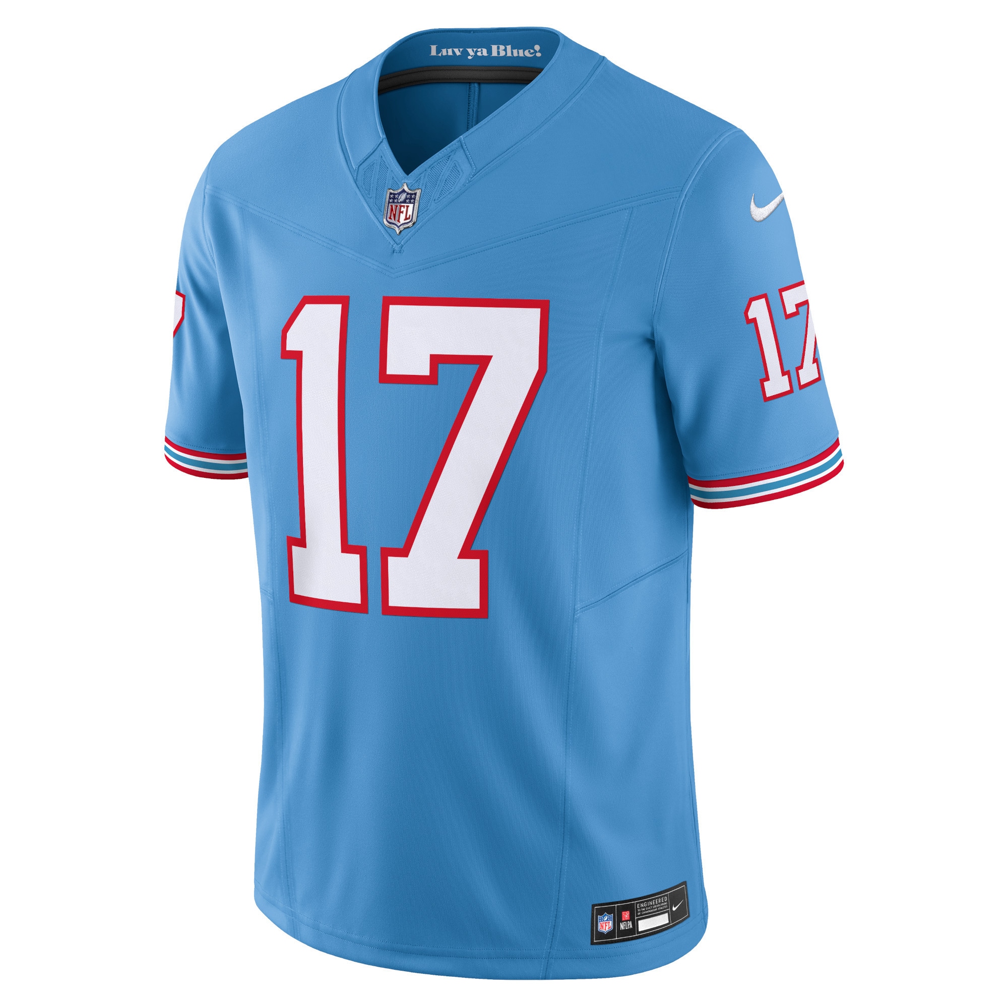 Ryan Tannehill Tennessee Titans Nike Vapor FUSE Limited Jersey Light Blue - Image 2