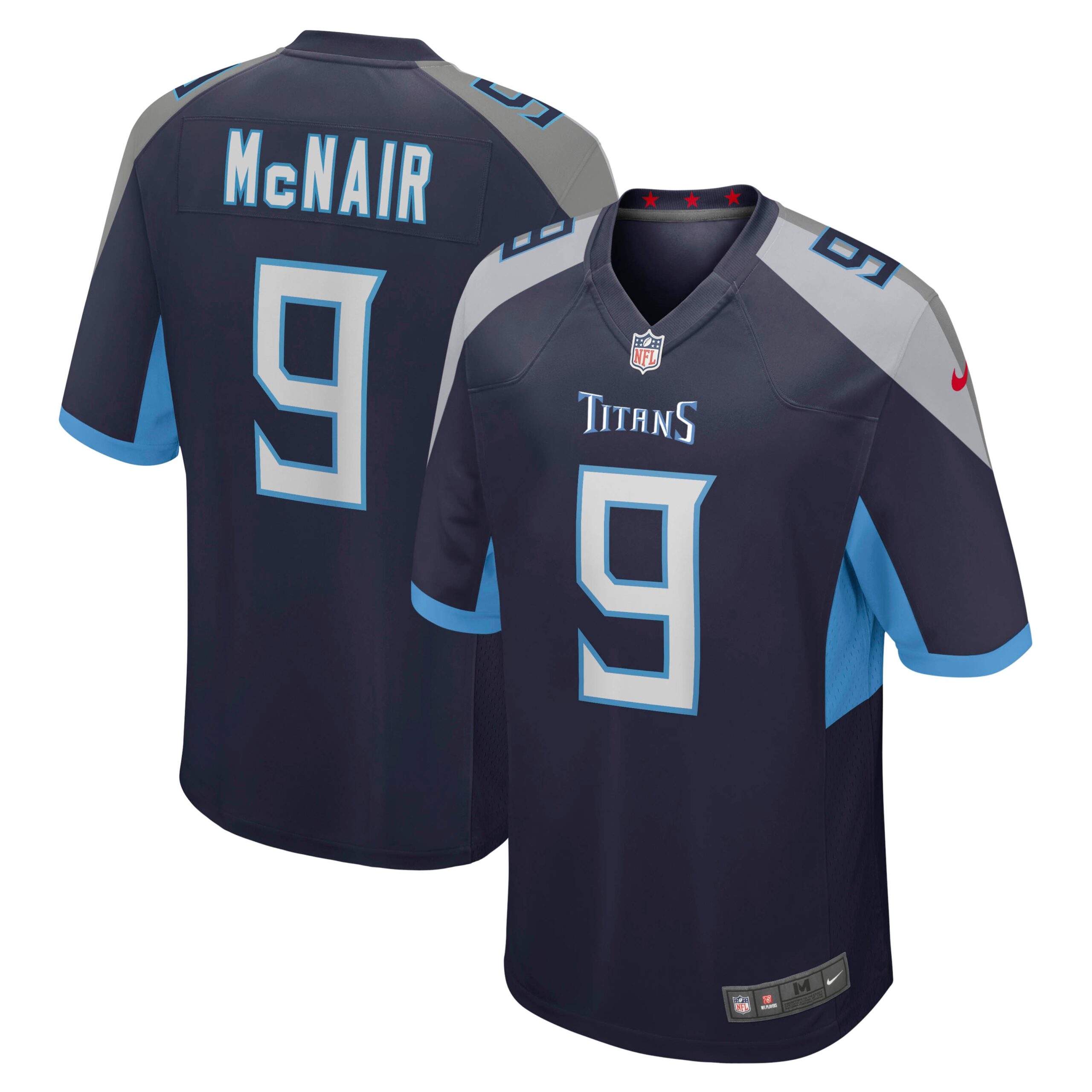 Steve Mcnair Tennessee Titans Nike Game Retired Player Jersey Navy