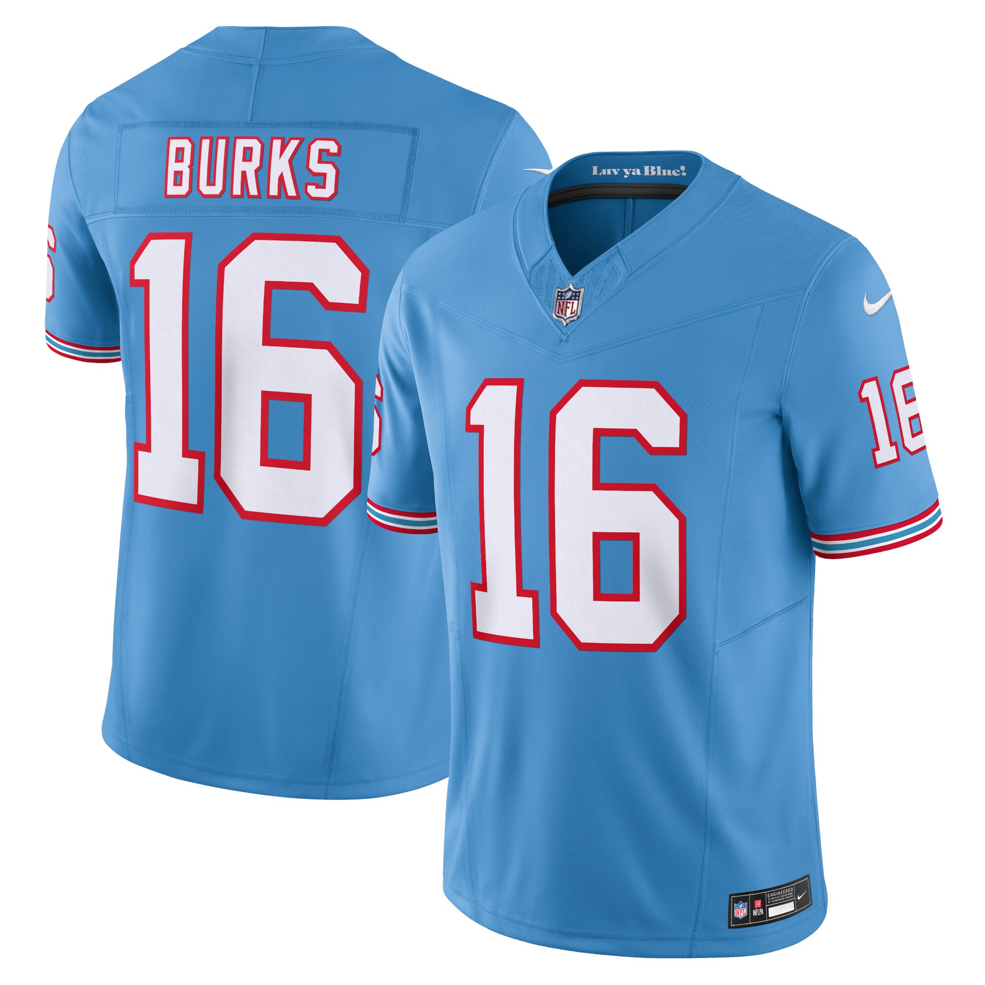 Treylon Burks Tennessee Titans Nike Vapor FUSE Limited Jersey Light Blue