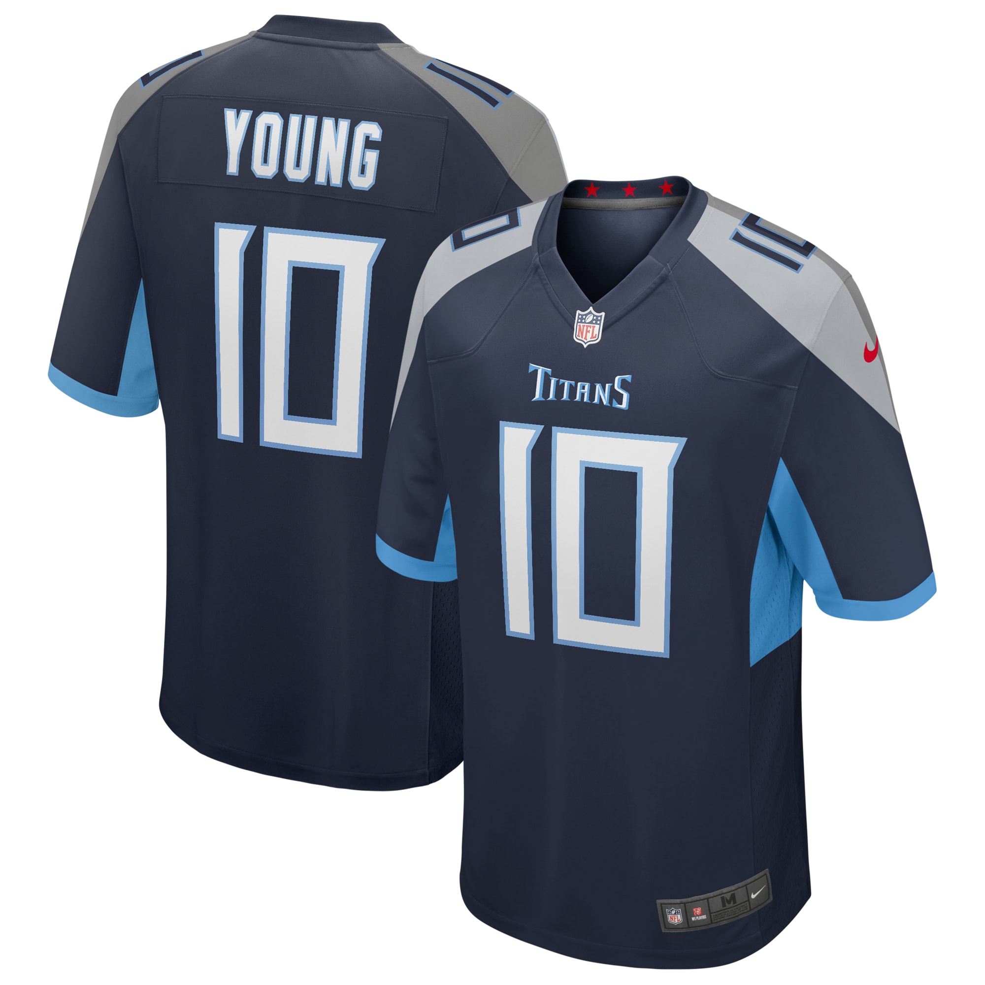 Vince Young Tennessee Titans Nike Game Retired Player Jersey Navy