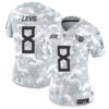 Women Tennessee Titans #8 Will Levis 2024 FUSE Arctic Camo Salute To Service Limited Football Stitched Jersey