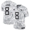 Tennessee Titans #8 Will Levis 2024 FUSE Arctic Camo Salute To Service Limited Football Stitched Jersey
