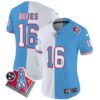 Women’s Titans 1997 Throwback Limited Vapor Jersey – All Stitched – Split – Treylon Burks
