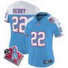 Women’s Titans 1997 Throwback Limited Vapor Jersey – All Stitched – Alternate – Derrick Henry