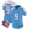 Women’s Titans 1997 Throwback Limited Vapor Jersey – All Stitched – Alternate – Steve Mcnair