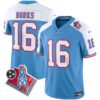 Men’s Titans 1997 Throwback Limited Vapor Jersey – All Stitched – Alternate – Treylon Burks