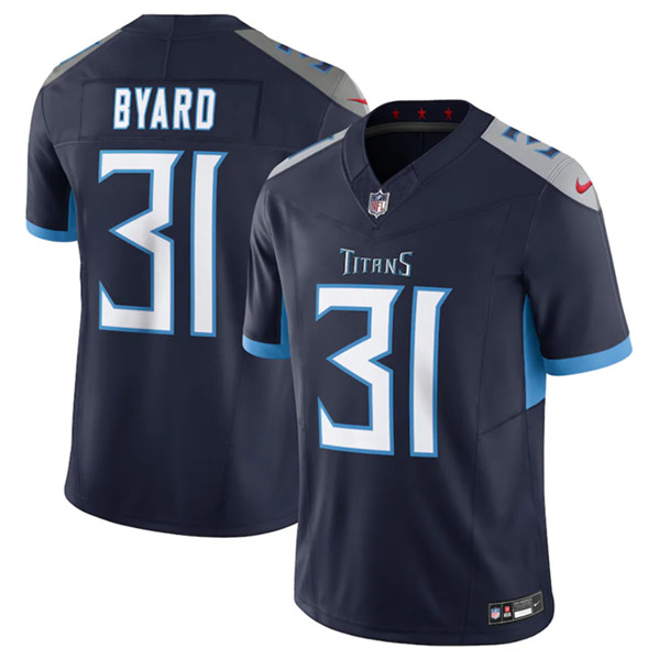 Men’s Tennessee Titans #31 Kevin Byard Navy 2023 F.U.S.E Vapor Untouchable Stitched Jersey
