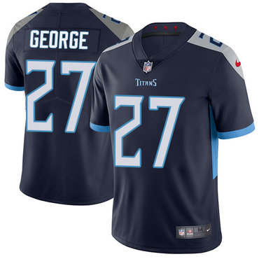 Nike Tennessee Titans #27 Eddie George Navy Blue Alternate Men’s Stitched NFL Vapor Untouchable Limited Jersey