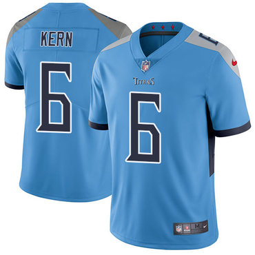 Nike Tennessee Titans #6 Brett Kern Light Blue Team Color Men’s Stitched NFL Vapor Untouchable Limited Jersey