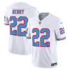 Men’s Tennessee Titans #22 Derrick Henry White 2023 F.U.S.E. Vapor Limited Throwback Football Stitched Jersey