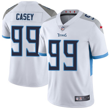 Nike Tennessee Titans #99 Jurrell Casey White Men’s Stitched NFL Vapor Untouchable Limited Jersey