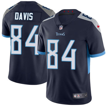 Nike Tennessee Titans #84 Corey Davis Navy Blue Alternate Men’s Stitched NFL Vapor Untouchable Limited Jersey