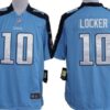 Nike Tennessee Titans #10 Jake Locker Light Blue Game Jersey