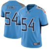 Nike Tennessee Titans #54 Rashaan Evans Light Blue Team Color Men’s Stitched NFL Vapor Untouchable Limited Jersey