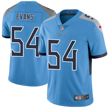 Nike Tennessee Titans #54 Rashaan Evans Light Blue Team Color Men’s Stitched NFL Vapor Untouchable Limited Jersey