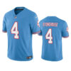 Men’s Tennessee Titans #4 Ryan Stonehouse Light Blue 2023 F.U.S.E. Vapor Limited Throwback Football Stitched Jersey