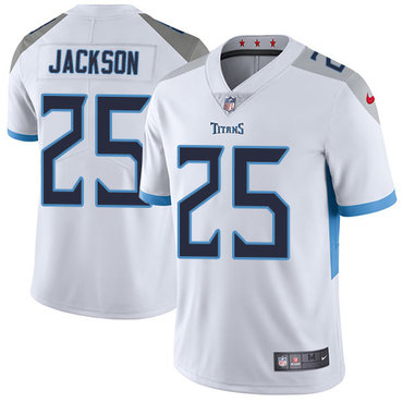 Nike Tennessee Titans #25 Adoree’ Jackson White Men’s Stitched NFL Vapor Untouchable Limited Jersey