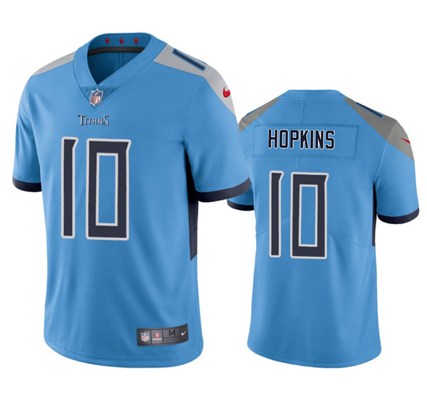 Men’s Tennessee Titans #10 DeAndre Hopkins Blue Vapor Untouchable Stitched Jersey