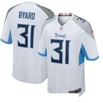 Men’s Tennessee Titans #31 Kevin Byard Nike White New 2018 Game Jersey