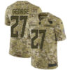 Nike Titans #27 Eddie George Camo Men’s Stitched NFL Limited 2018 Salute To Service Jersey