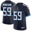 Nike Tennessee Titans #59 Wesley Woodyard Navy Blue Alternate Men’s Stitched NFL Vapor Untouchable Limited Jersey