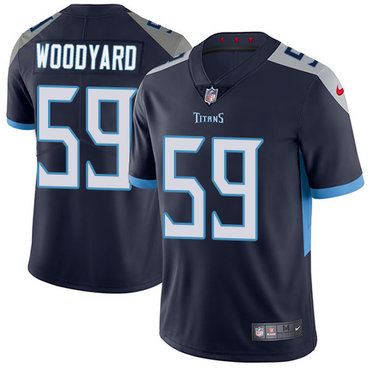 Nike Tennessee Titans #59 Wesley Woodyard Navy Blue Alternate Men’s Stitched NFL Vapor Untouchable Limited Jersey