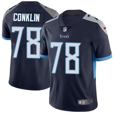 Nike Tennessee Titans #78 Jack Conklin Navy Blue Alternate Men’s Stitched NFL Vapor Untouchable Limited Jersey